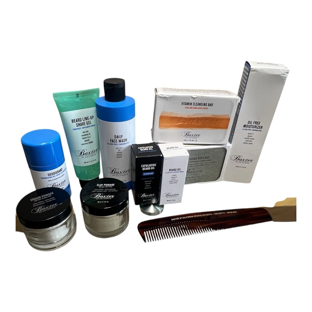 Baxter of California products variety skincare hair care Mens luxury Lot Set